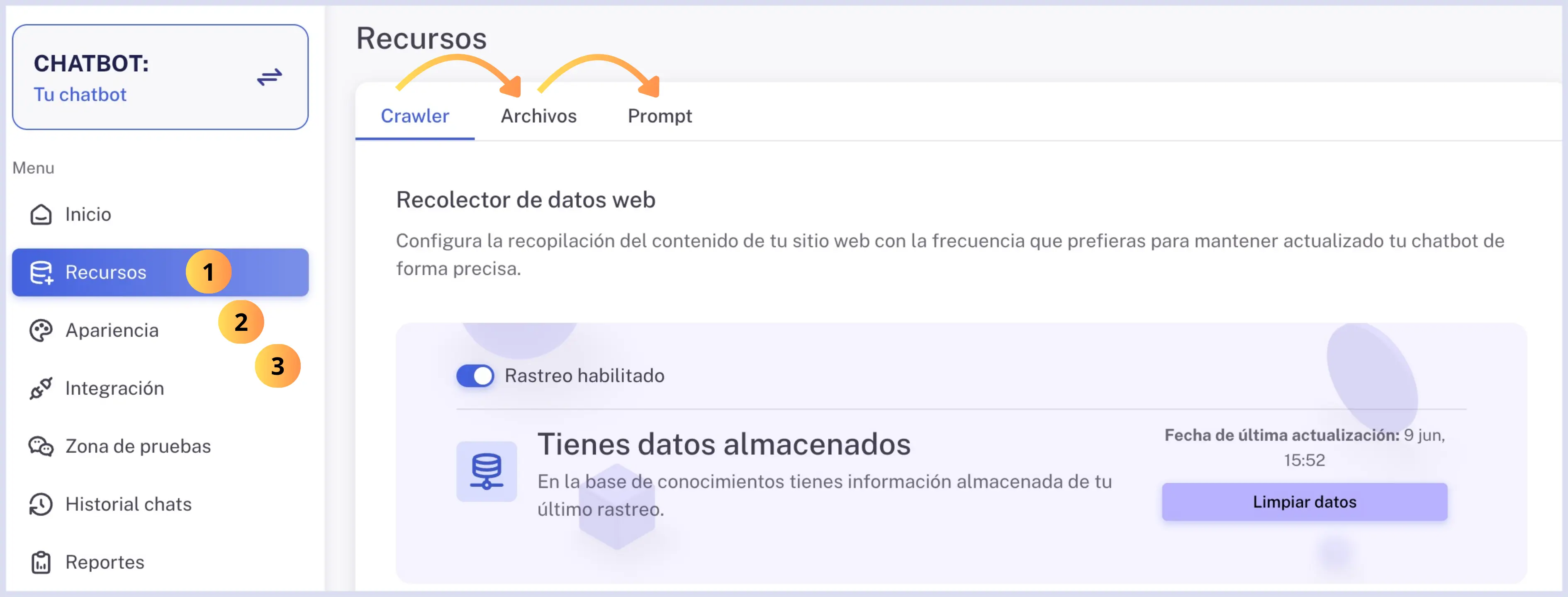 Pasos de configuracion