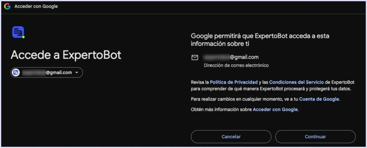 Información para Google