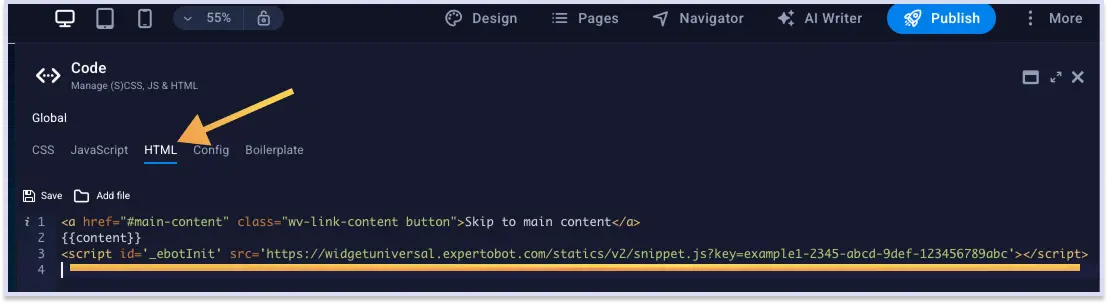 Editor de codigo